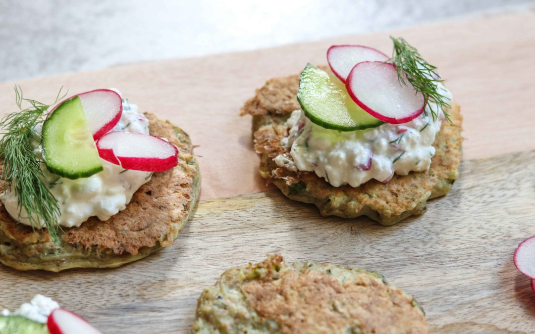 POST-WORKOUT POTATO PANCAKES WITH COTTAGE CHEESE