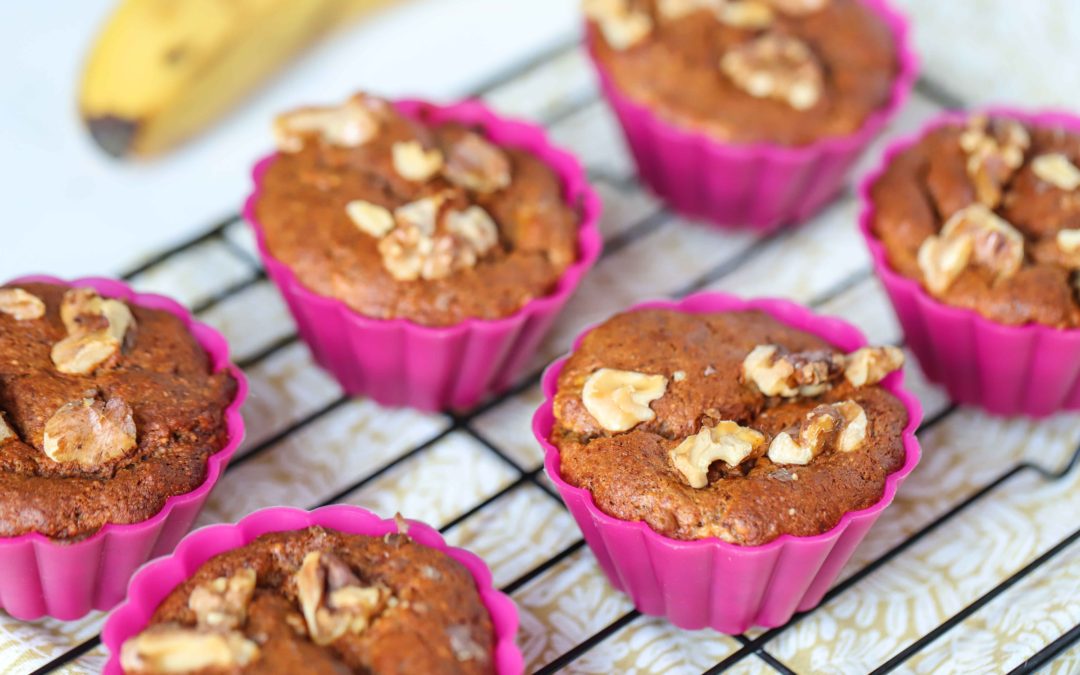 BANANA & ALMOND MUFFINS